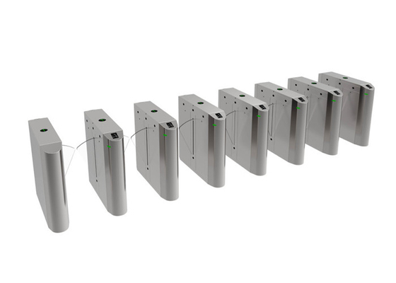 Mechanical Anti Pinch Retractable Barrier Gate Speed Gate Turnstile With LED Light