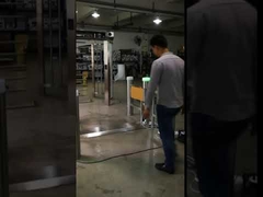 بوابة حاجز أوتوماتيكية أسطوانية متأرجحة للتحكم في الوصول للمشاة