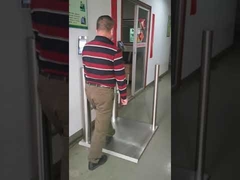 بوابة حاجز متأرجح مزودة بميزان حرارة مدمج للتعرف على الوجه
