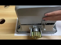 فتحت بوابة انزلاق أوتوماتيكي من الألومنيوم باللون الفضي للخدمة الشاقة مع جهاز التحكم عن بعد