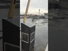 طاقة جديدة DC محرك بدون فرشاة تحويل التردد الشمسي بوابة حاجز الطفرة لموقف السيارات