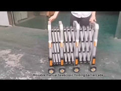 حاجز بوابة سياج يدوي قابل للتوسيع للتحكم في الحشود، يتم دفعه وسحبه من المصنع