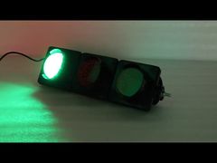 عدسة ملونة 100 ملم أحمر أصفر أخضر إشارة مرور LED