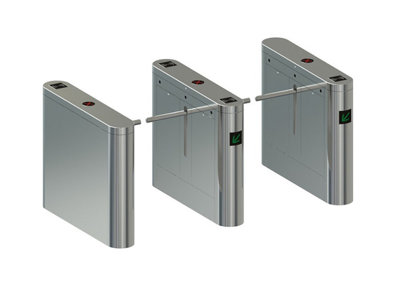 IP55 RFID الأمن بوابة التحكم في الوصول مزدوجة Moter جسر قطرة الذراع الباب الدوار