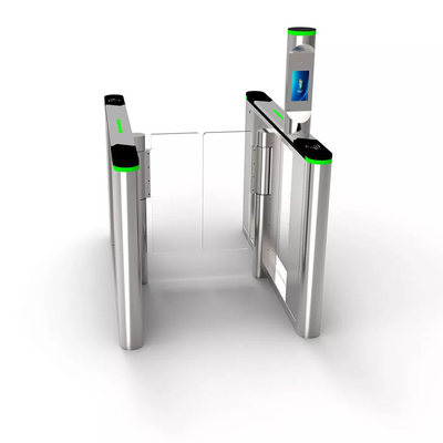 BLDC Motor Swing Gate الباب الدوار التعرف على الوجه Fast Lane SS304 Speed ​​Gate Turnstile