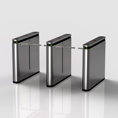 24V BLDC Motor Drop Arm Turnstile Slim Size Bi اتجاهي LED ضوء إشارة