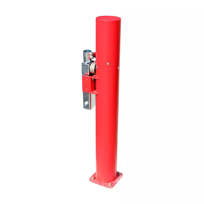 الوزن الخفيف 2.5 متر بوابة حواجز وقوف السيارات التلقائية Dc12v 24v قطب مستدير