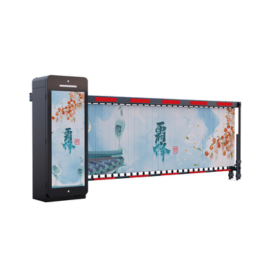 DC24V/AC110V/220V 50/60Hz IP54 الحواجز الأمنية الألمنيومية التلقائية لمراكز التسوق