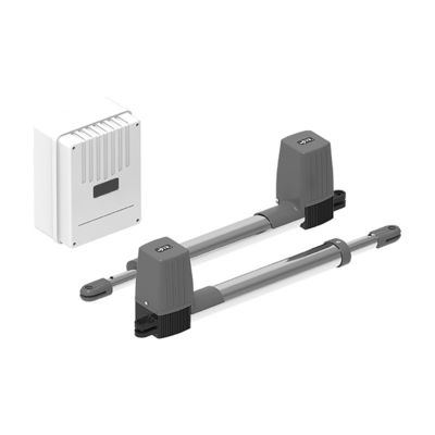 أوتوماتيكي مزدوج البوابات المشغلين وايو فاي التحكم في مجموعة الطاقة الشمسية مجموعة أجهزة كاملة للبوابات المتحركة