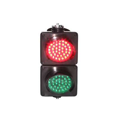 ضوء عالي الحجم الصغير AC85V-265V DC12V 24V مواد الكمبيوتر المحمول LED الأحمر والأخضر ضوء المرور 100mm