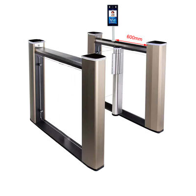 بوابة سرعة بمحرك DC بدون فرشاة 24 فولت مع سرعة فتح 0.4 ثانية وغلاف من الفولاذ المقاوم للصدأ للاستخدام الداخلي والخارجي