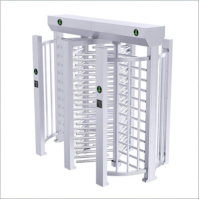 بوابة دوارة كاملة الارتفاع مقاومة للماء IP54 من الفولاذ المقاوم للصدأ 304 عالية الأمان لمكافحة التتبع للتحكم في الوصول