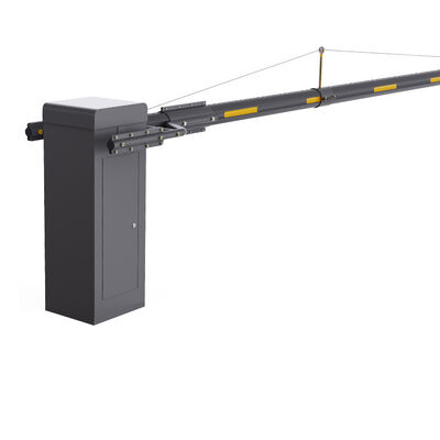 حاجز ذراع أوتوماتيكي برافعة طويلة جدًا 12 مترًا بمحرك DC بدون فرشاة قابل للتعديل للسرعة لحواجز السكك الحديدية