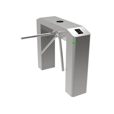 بوابة دوارة ثلاثية القوائم ميكانيكية من الفولاذ المقاوم للصدأ بطول ذراع 510 مم للوصول الآمن