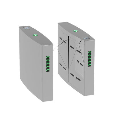 بوابة دوارة بذراع منسدلة بتقنية تحديد الهوية بموجات الراديو (RFID) مع رفرف من رغوة البولي يوريثان (PU) للوصول ثنائي الاتجاه وحماية IP44