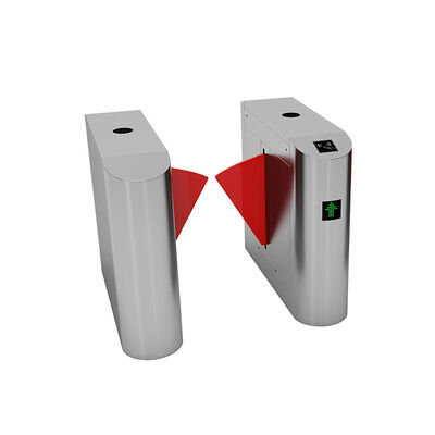 304 Stainless Steel Flap Barrier Gate with DC 24V Power and Infrared Photocell for Access Control بوابة الحاجز الفلابي من الفولاذ المقاوم للصدأ مع طاقة 24 فولت و خلايا ضوئية تحت الحمراء لمراقبة الوصول