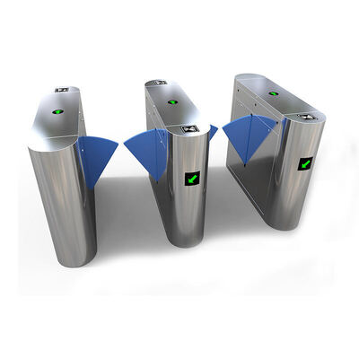 بوابة حاجز دوار بمحرك BLDC للتعرف على الوجه مع معدل تدفق 30 شخصًا في الدقيقة للتحكم في الوصول