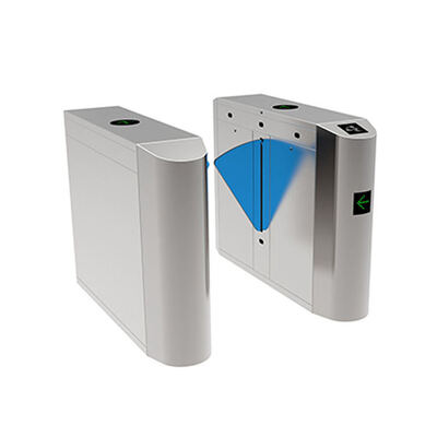 CE المعتمد قارئ بطاقة RFID ثنائي الاتجاه بوابة حاجز رفرف لمركز اللياقة البدنية