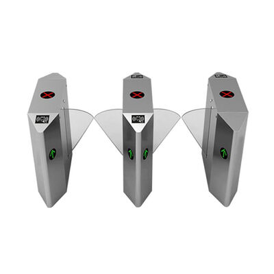 بوابة حاجز دوار من الفولاذ المقاوم للصدأ بسمك 1.5 مم بتصنيف IP44 مع وظيفة إعادة الضبط التلقائي وطاقة 110 فولت