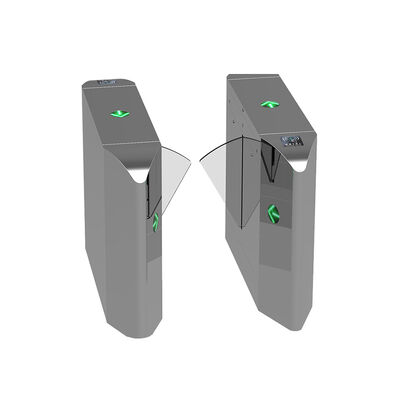 304 بوابة حاجز الفولاذ المقاوم للصدأ مع معدل تدفق 25-30 شخص / دقيقة وموافقة CE لمراقبة الوصول الآمنة