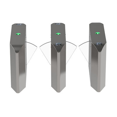 بوابة سرعة مرور مزدوجة مع شهادة CE وبوابة الحاجز القابلة للانسحاب مع غطاء جيل السيليكا الناعم