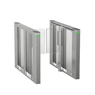 100W محرك DC بدون فرش حائط ثنائي الاتجاه بوابة دورة مع 500mm-1000mm عرض القناة لمراقبة الوصول