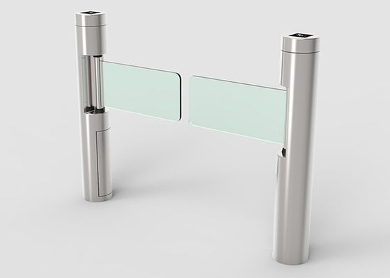 SS304 بوابة الحاجز المتأرجح مع محرك DC بدون فرشاة وذراع 730 مم لتحكم الوصول