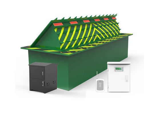 حاجز طريق هيدروليكي مضاد للإرهاب بقوة 3.7 كيلو واط، وتحمل 80 طنًا، وارتفاع رفع 500 ملم لأمن عالي