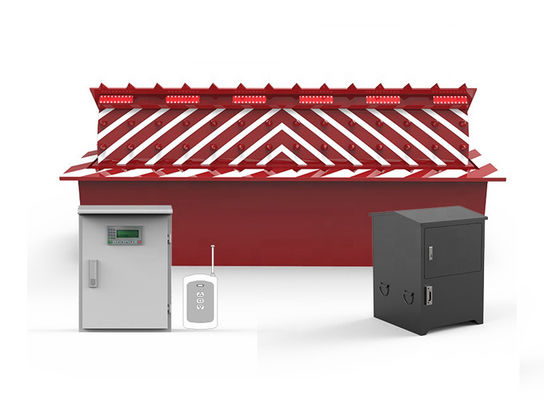 3مسدس طريق هيدروليكي بقوة 7 كيلوواط مع غطاء من الفولاذ A3 لحاجز التحكم في المركبات بطول 80 طن