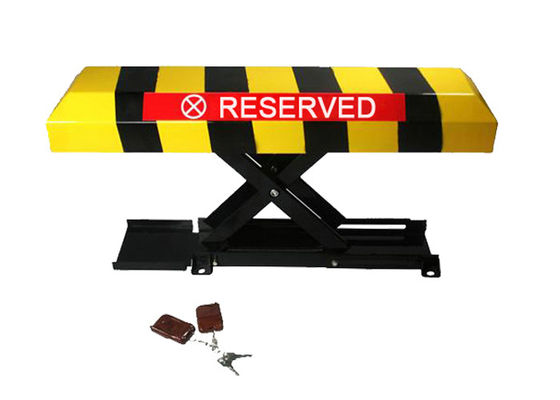 2 مم فولاذ مدلفن على البارد محرك DC12V قفل وقوف السيارات الأوتوماتيكي مع ارتفاع 305 مم لتأمين مساحة السيارة