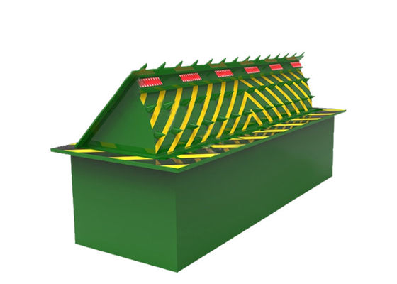 حاجز أمني هيدروليكي لتحذير الطريق بضوء LED، قدرة 3.7 كيلو واط، حمولة 80 طن