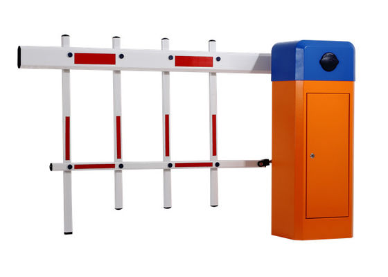 بوابة حاجز أوتوماتيكية بمحرك تيار متردد بقوة 120 واط مع ذراع 6 أمتار للتحكم الآمن في مواقف السيارات