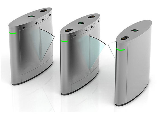 بوابة دوارة حاجزية شفافة من الأكريليك للتحكم في الوصول بجهد 24 فولت تيار مستمر 10 مللي أمبير