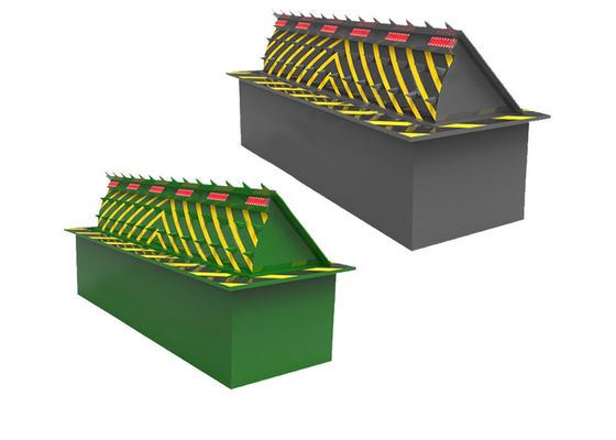 حاجز طريق هيدروليكي أمني مرتفع 3.75 كيلو واط 80 طن تحميل 3 ثواني صعود للتحكم في حركة المرور عالي الأمان