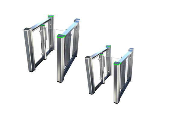 التعرف على الوجه IP54 RS485 بوابة التأرجح البيومترية مع حاجز أكريليك 10 مم لمراقبة الوصول الآمنة