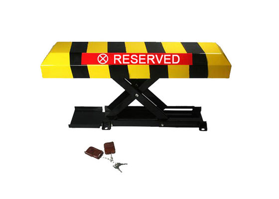 قفل مواقف سيارات يعمل بالتحكم عن بعد، فولاذ مدلفن على البارد، مقاوم للماء IP54، زمن تشغيل 6 ثوانٍ