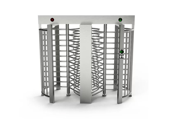 المشاة Overhear AC220V SS304 Double Way Barrier Gate 0.2S