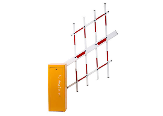 نظام بوابة حاجز أوتوماتيكي بذراع 6 أمتار 140 واط IP44 للتحكم في دخول المركبات