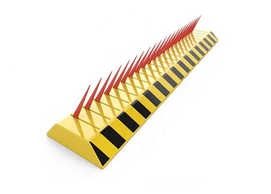 حاجز إلكتروميكانيكي لإيقاف الإطارات بقدرة 80 طن، زمن صعود/هبوط 2 ثانية، مزود بمسامير بطول 10 مم للتحكم في دخول المركبات