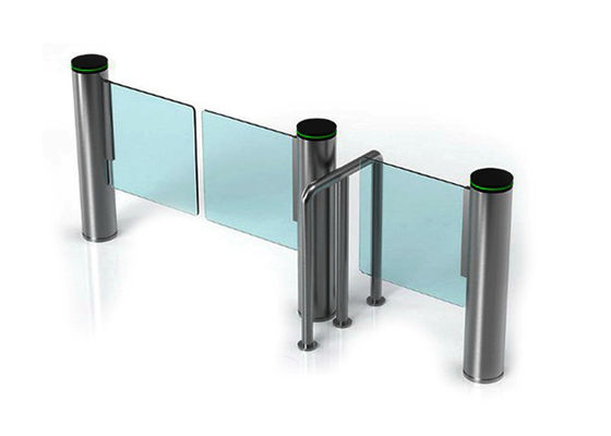 بوابة أمان للمشاة بمحرك بدون فرشاة 200 واط DC24V مع بوابة حاجز متأرجح بزمن فتح 0.4 ثانية