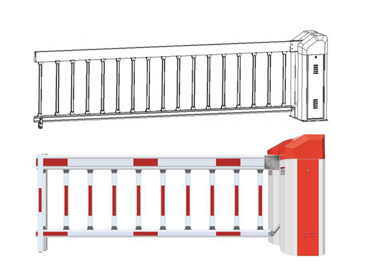RS485 430 هرتز 6 م حاجز بوابة سياج الذراع 5 مليون MTBF