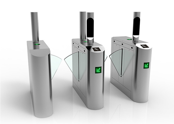 التعرف على الوجه BLDC Motor Flap Barrier Barrier التحكم في الوصول RS232