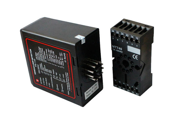 كاشف حلقة السيارة الحثي PD132 230VAC مع زمن استجابة 100 مللي ثانية واستهلاك طاقة 4.5VA قناة واحدة للتحكم في حركة المرور