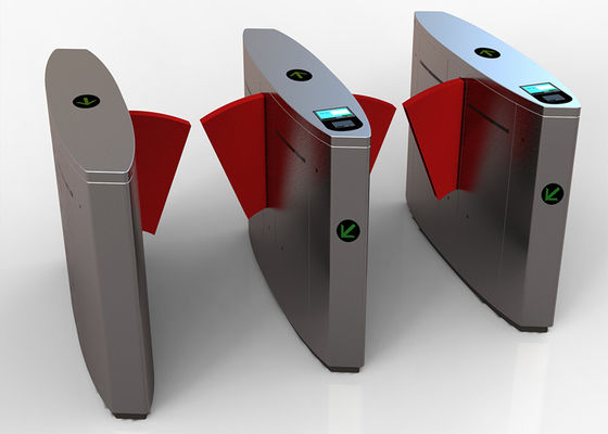 بوابة حاجز رفرف قابلة للسحب بمحرك BLDC مع حماية IP54، تيار مستمر 24 فولت للدخول إلى المترو