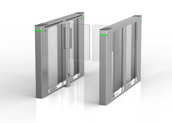 40W DC BLDC موتور سوينغ بوابة الباب الدوار ارتفاع الأمن عالية الخصر SS304 الاكريليك