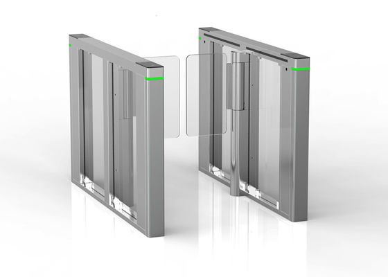 100W محرك DC بدون فرش حائط ثنائي الاتجاه بوابة دورة مع 500mm-1000mm عرض القناة لمراقبة الوصول