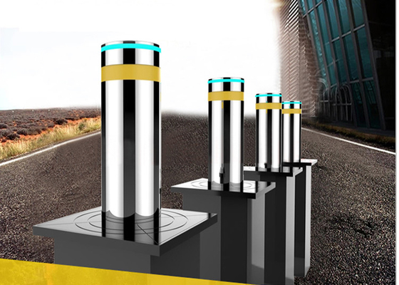 SS304 300W حاجز طريق هيدروليكي مضاد للإرهاب قابل للسحب