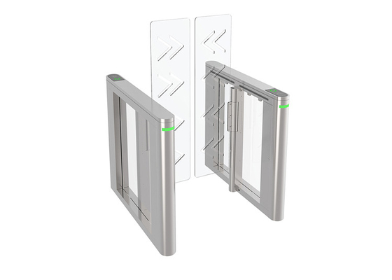 AC100V Lane Turnstile Gate 0.2s كامل الارتفاع يتأرجح لوحة مؤازرة بدون فرش