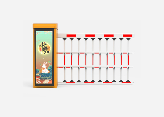 3s - 8s قابل للتعديل 200W DC فرش السيارات حاجز بوابة مع ذراع الإعلان