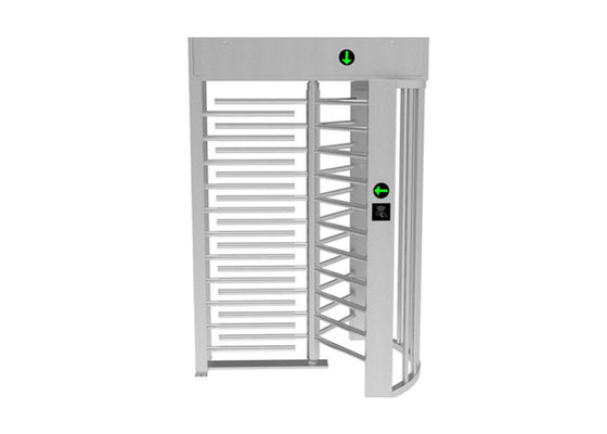 مراقبة الوصول إلى بطاقة RFID ذات مسار واحد دورة ذات ارتفاع كامل مع ممر 600 مم وغطاء من الفولاذ المقاوم للصدأ